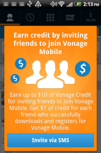 Vonage free credit