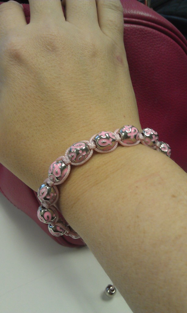 Nogucci braclet for breast cancer awareness